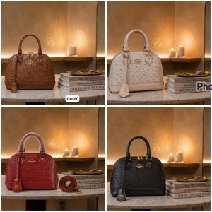 Luxurious chic coach inspired structured bag