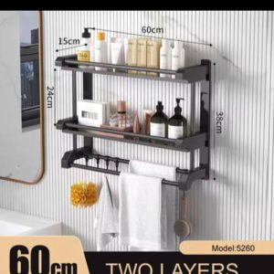 2 layer towel rack