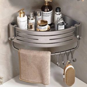 Bathroom Punch-Free Triangle Storage Rack, no rust, high quality