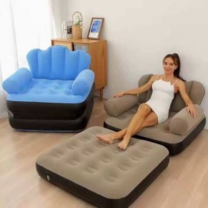 BIG size inflatable relaxation sofa with electric pump