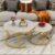2in1 real marble round center table